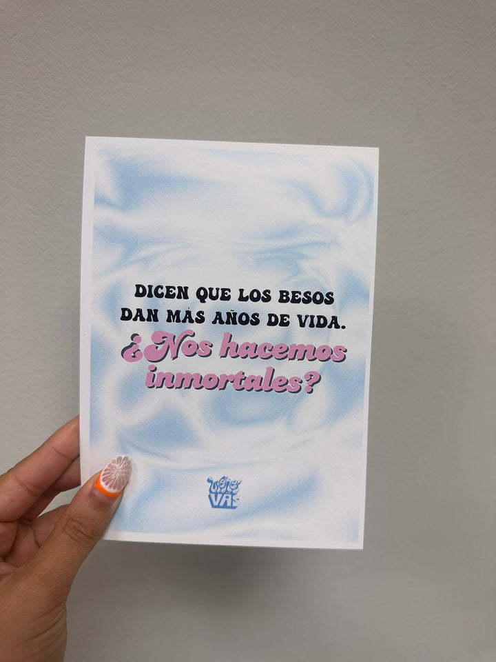 Art Print "Nos Hacemos Inmortales"