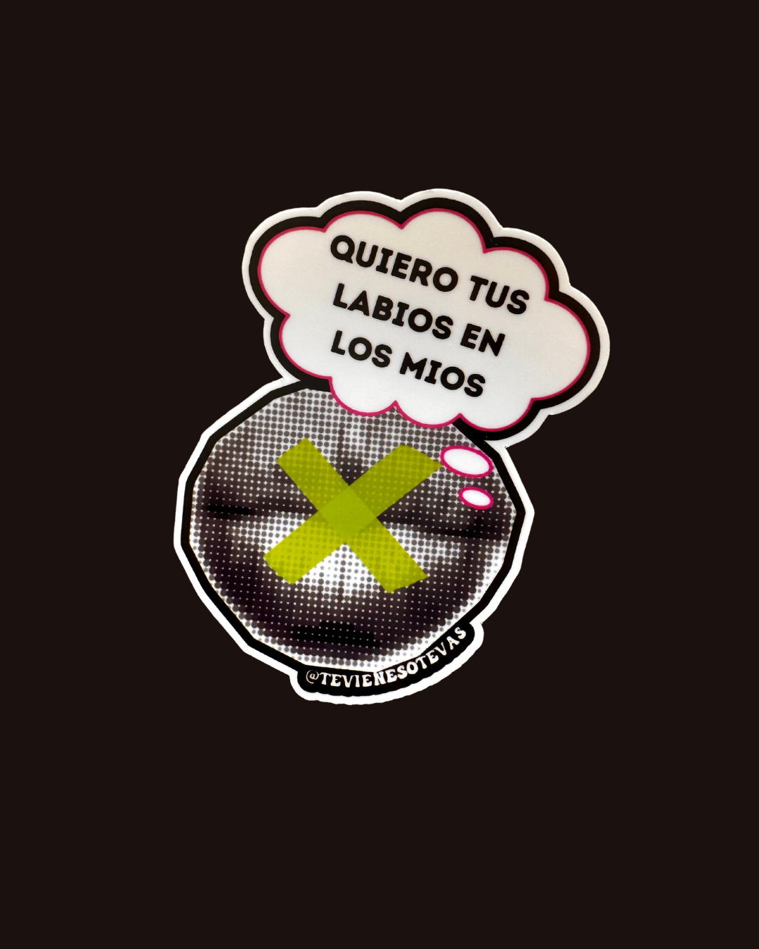 Sticker “Labios con Labios”