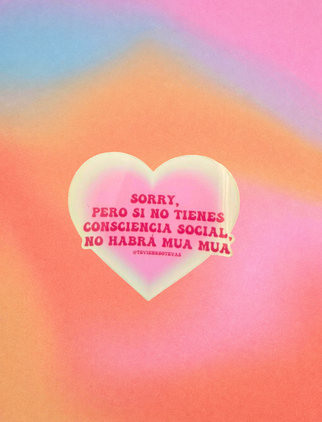 No habrá Mua Mua Sticker