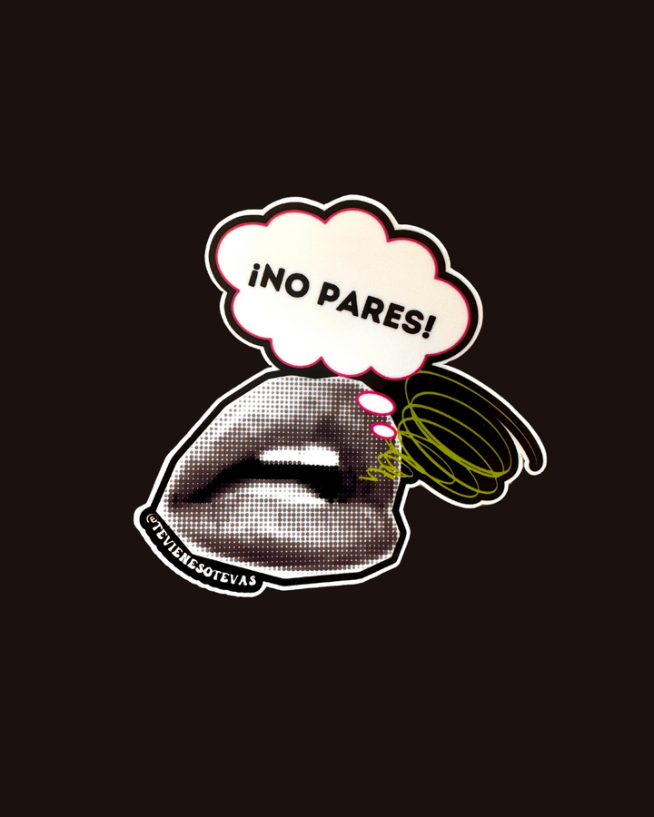 Sticker “No Pares”