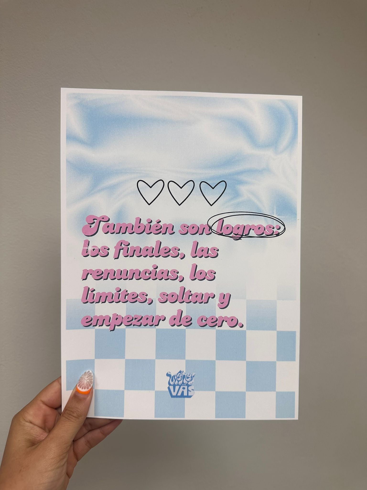 Art Print "También Son Logros" Grande