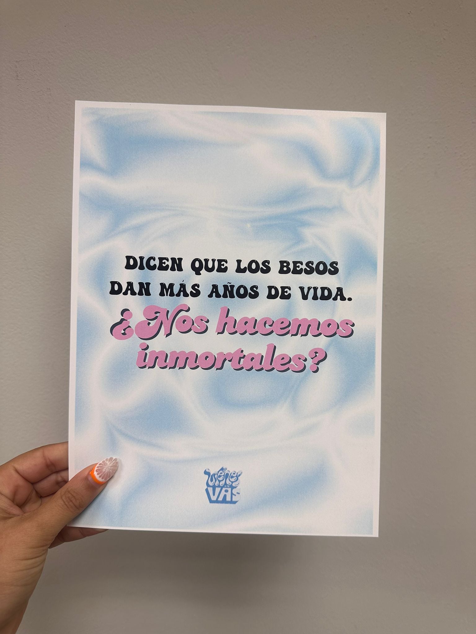 Art Print "Nos Hacemos Inmortales" Grande
