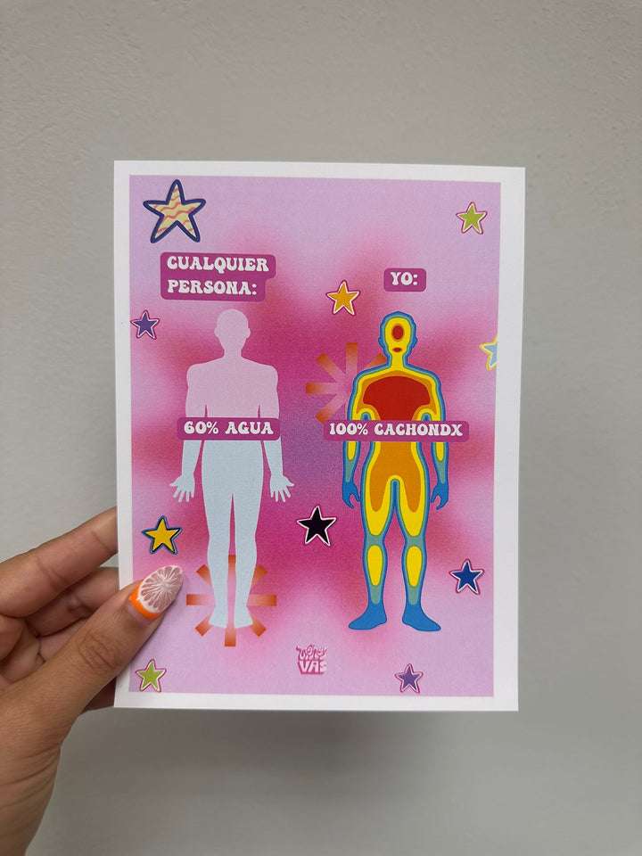 Art Print "100% Cachondx"