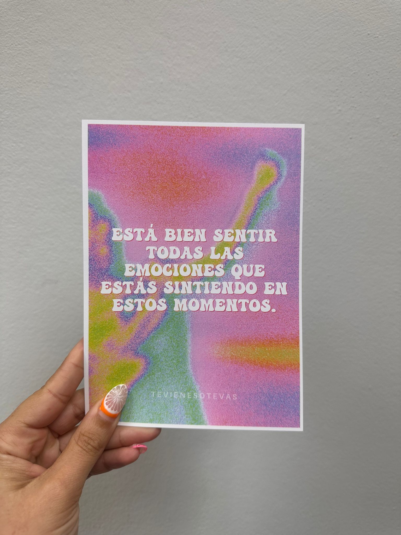 Art Print "Está Bien Sentir"