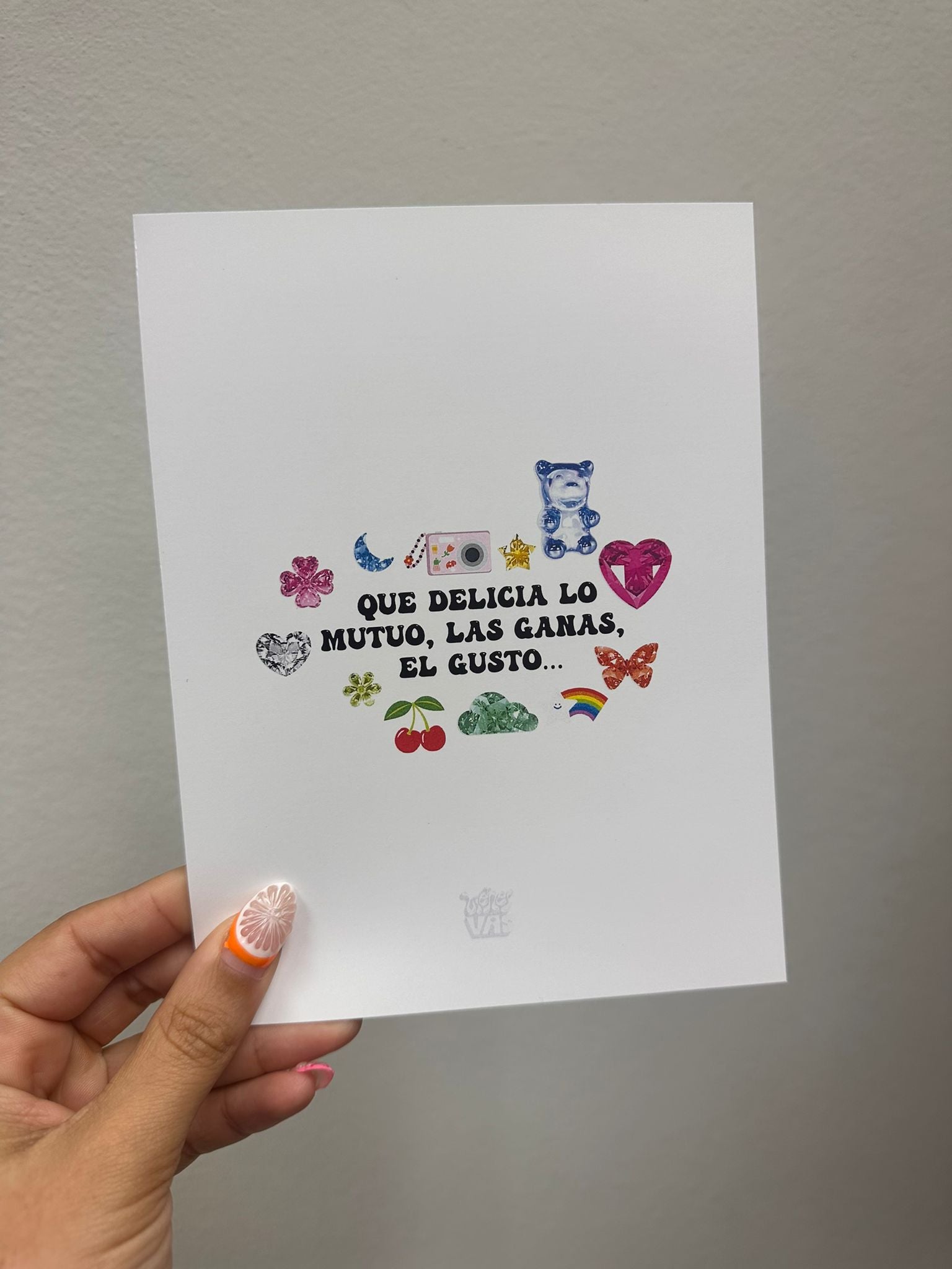 Art Print "Que delicia"