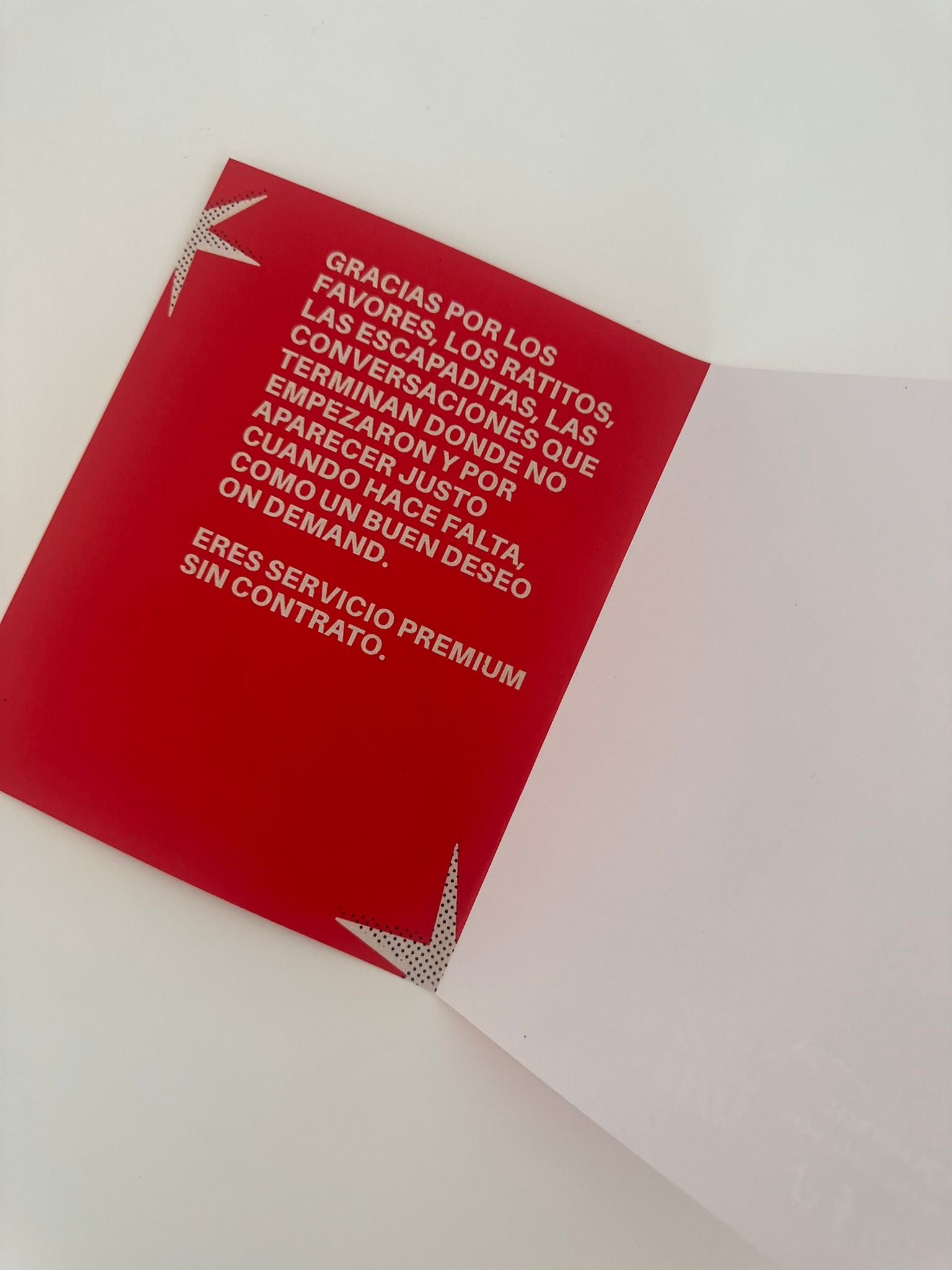 Postal - Gracias a ti que no eres mi pareja