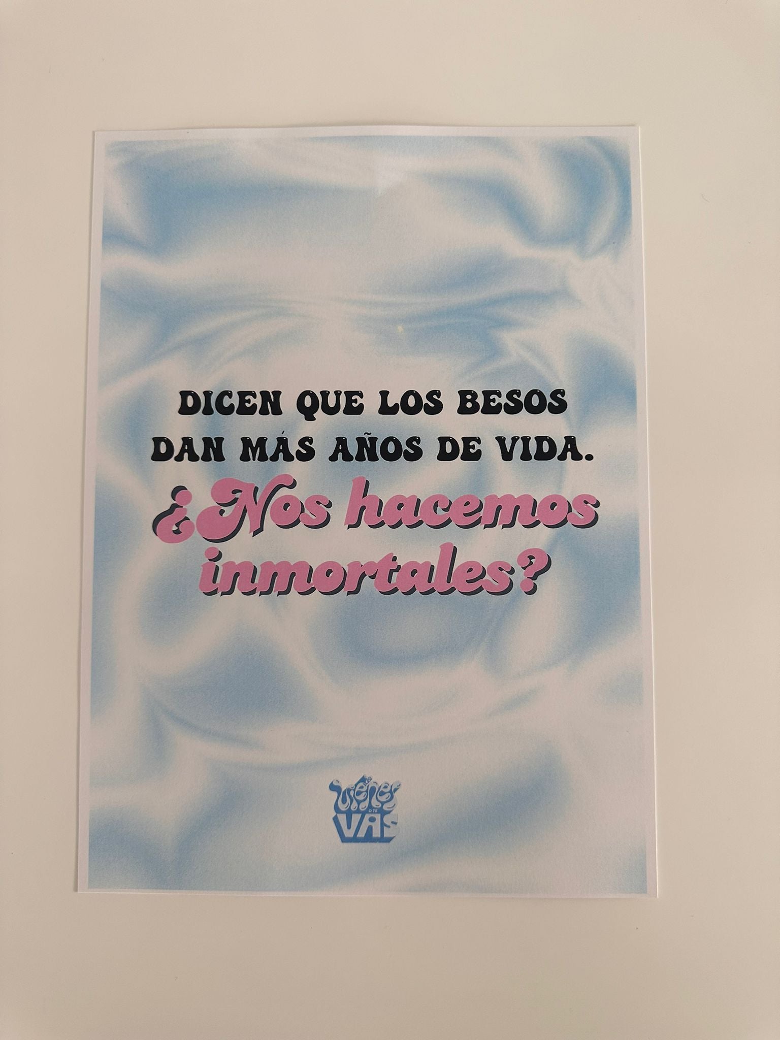Art Print "Nos Hacemos Inmortales" Grande